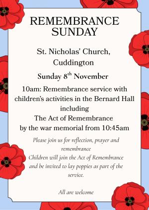 Article Graphic - Cuddington Remembers