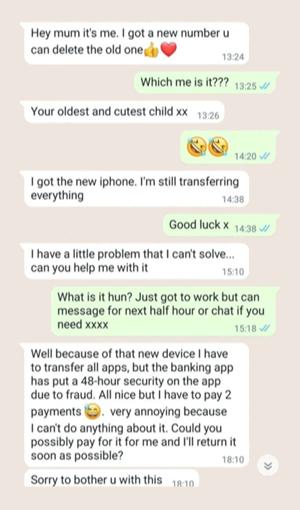 WhatsApp Scam Warning Article Graphic